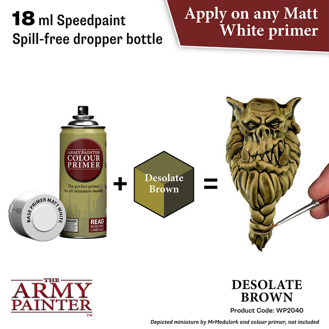 The Army Painter Desolate Brown - Speedpaint - 18ml - WP2040