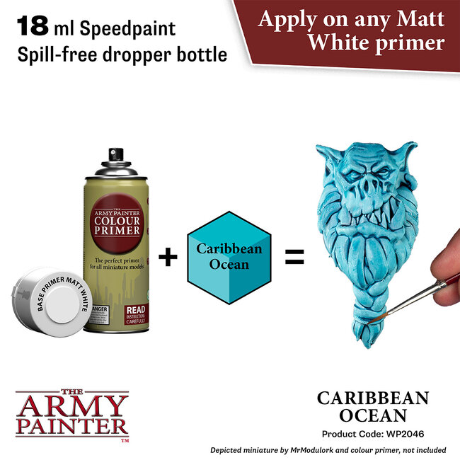 The Army Painter Caribbean Ocean - Speedpaint - 18ml - WP2046