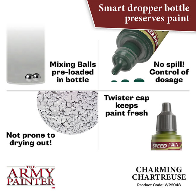 The Army Painter Charming Chartreuse - Speedpaint - 18ml - WP2048