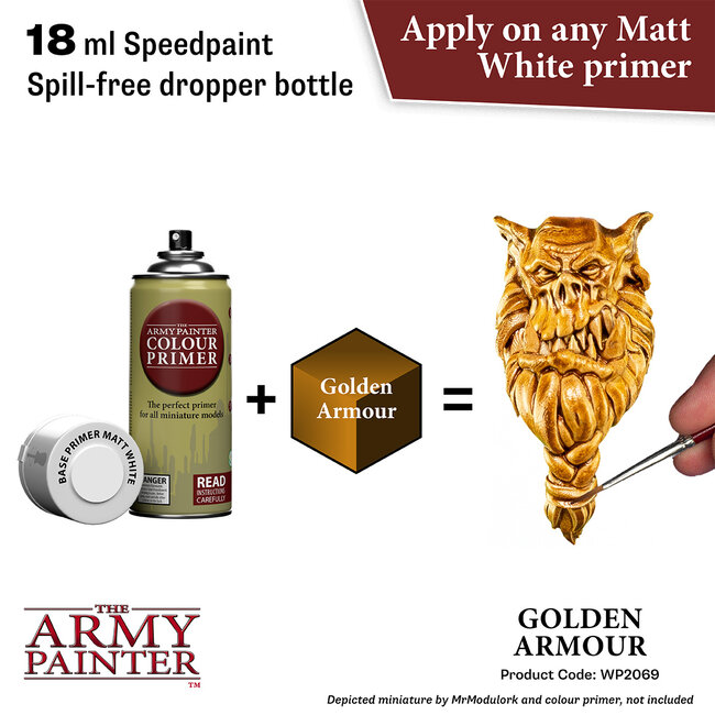 The Army Painter Golden Armour - Speedpaint - 18ml - WP2069