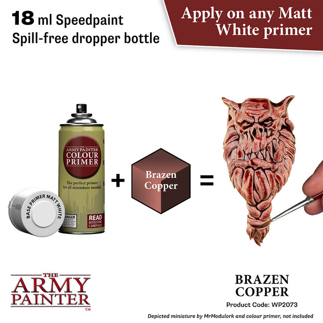 The Army Painter Brazen Copper - Speedpaint - 18ml - WP2073