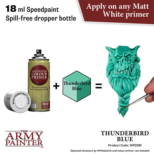 The Army Painter Thunderbird Blue - Speedpaint - 18ml - WP2081