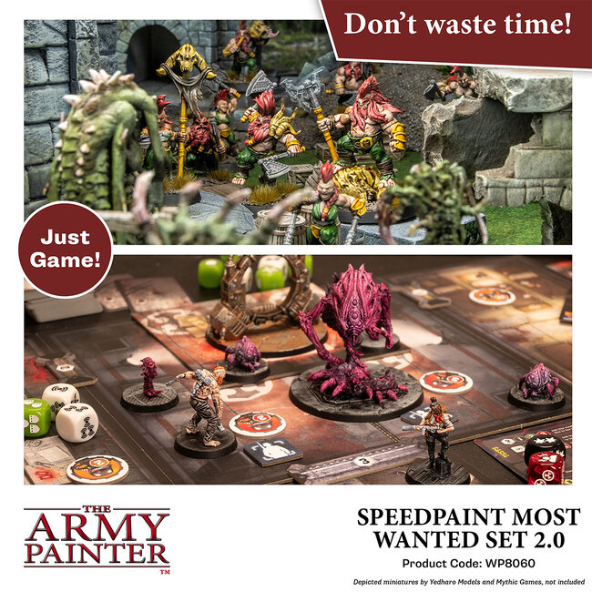 The Army Painter Speedpaint Most Wanted Set 2.0 - 24 colors - 18ml - WP8060