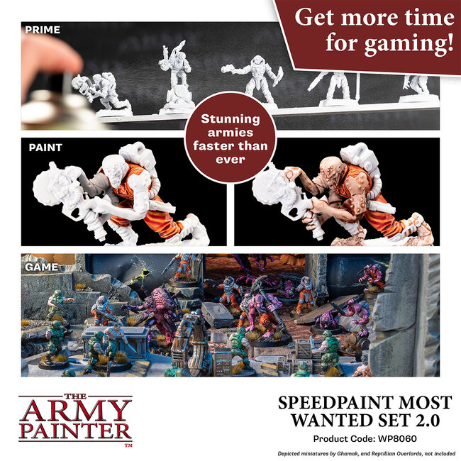 The Army Painter Speedpaint Most Wanted Set 2.0 - 24 colors - 18ml - WP8060