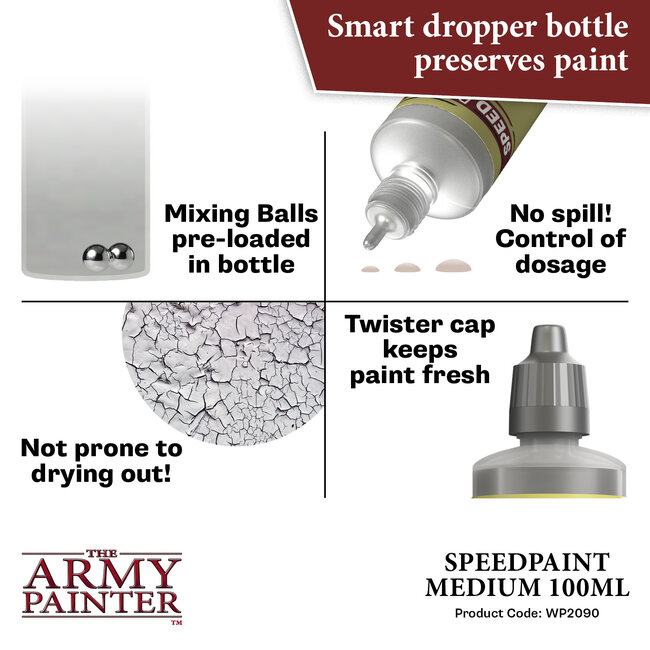 The Army Painter Speedpaint Medium - Speedpaint - 100ml - WP2090