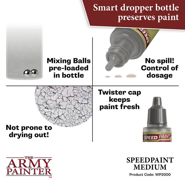 The Army Painter Speedpaint Medium - Speedpaint - 18ml - WP2000