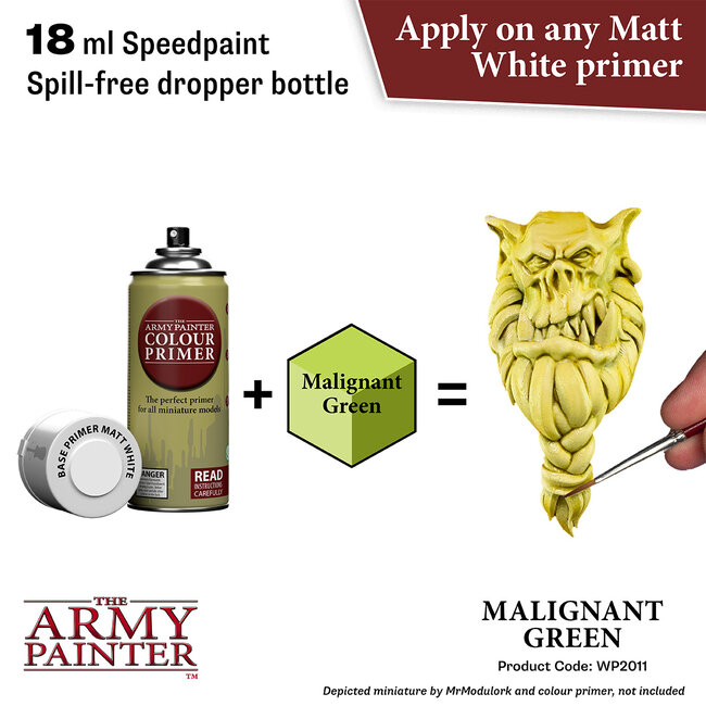 The Army Painter Malignant Green - Speedpaint - 18ml - WP2011