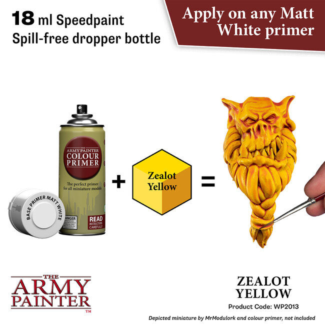 The Army Painter Zealot Yellow - Speedpaint - 18ml - WP2013