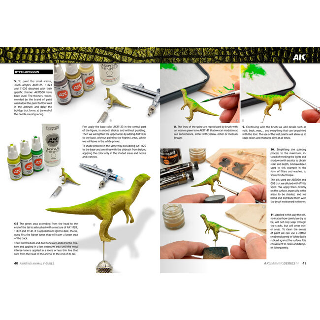 AK interactive Painting Animal Figures - AK Learning 14 - 88pag - English - AK518