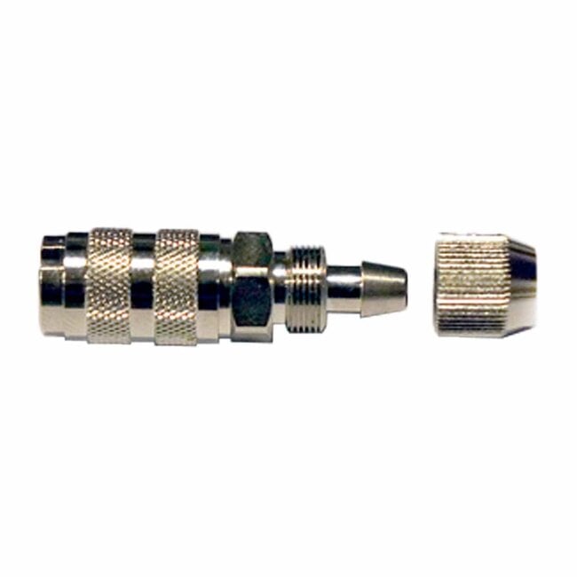 Harder & Steenbeck Quick Coupling with Hose Connection for 4 x 6mm Hose - 104423