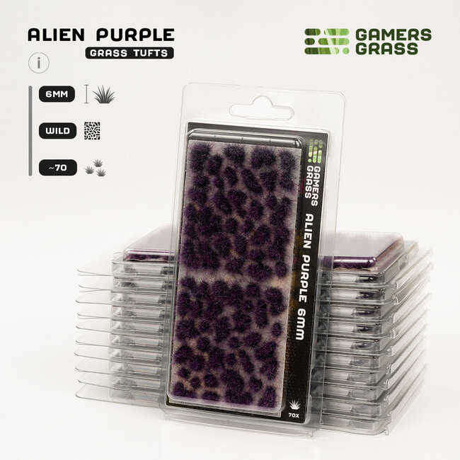 Gamers Grass Alien Purple Wild Tuft 6mm - GGA-PU