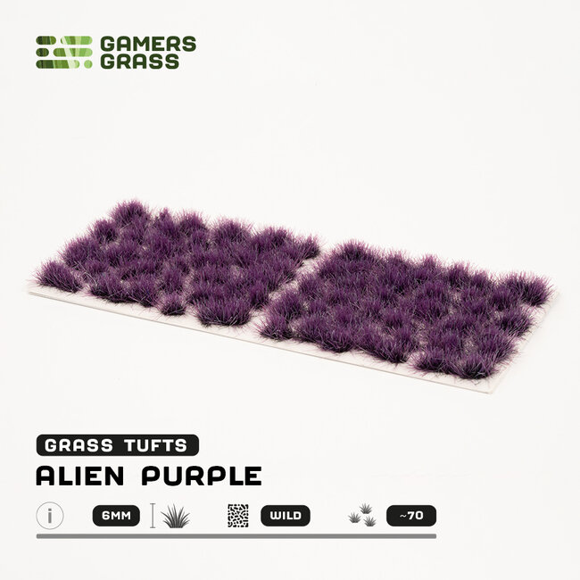 Gamers Grass Alien Purple Wild Tuft 6mm - GGA-PU