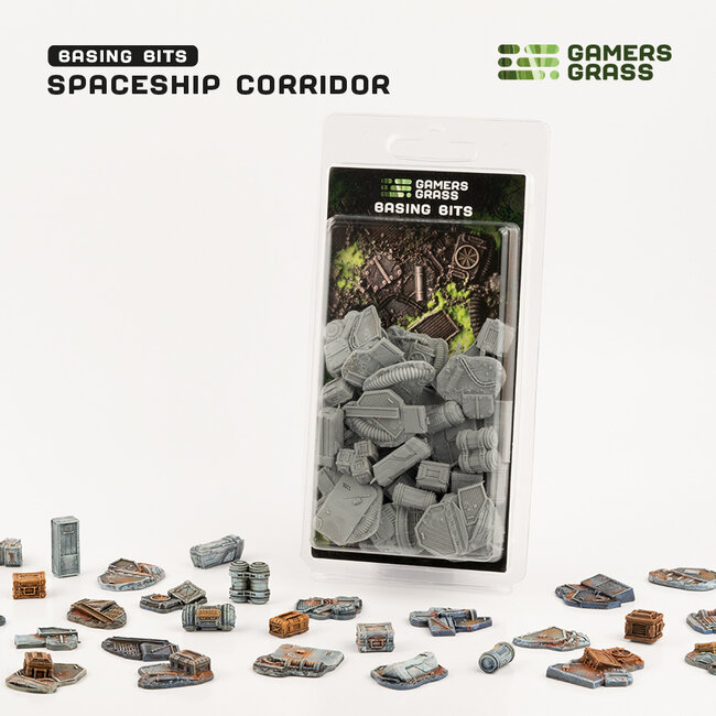 Gamers Grass Spaceship Corridor Basing Bits - 30x - GGBB-SCO