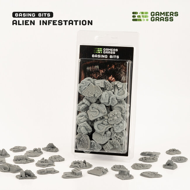 Gamers Grass Alien Infestation Basing Bits - 30x - GGBB-AI