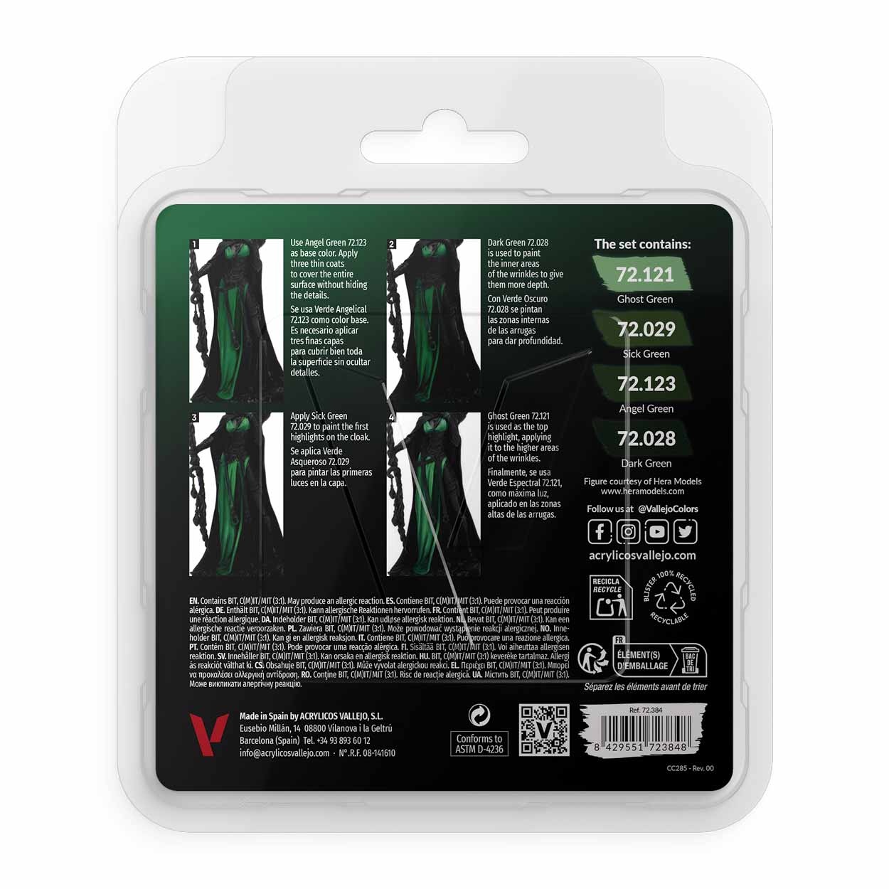 Vallejo Model Color - Transparant Groen 70936