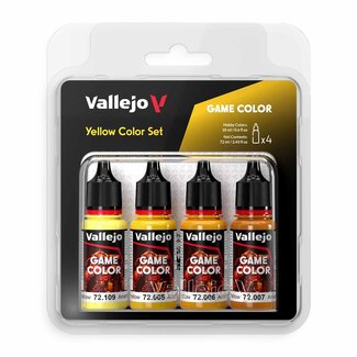 Vallejo Yellow Color Set - 4 colors - 18ml - 72378 - image