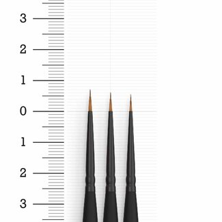 Vallejo Round Detail Synthetic Definition Set - 3x - 4/0-3/0-2/0 - B02990 - image
