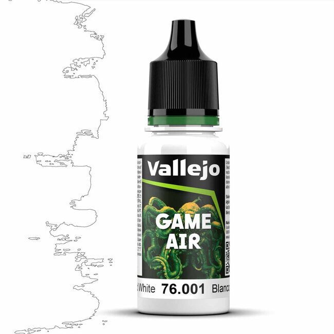 Vallejo Game Air Dead White - 18ml - 76001