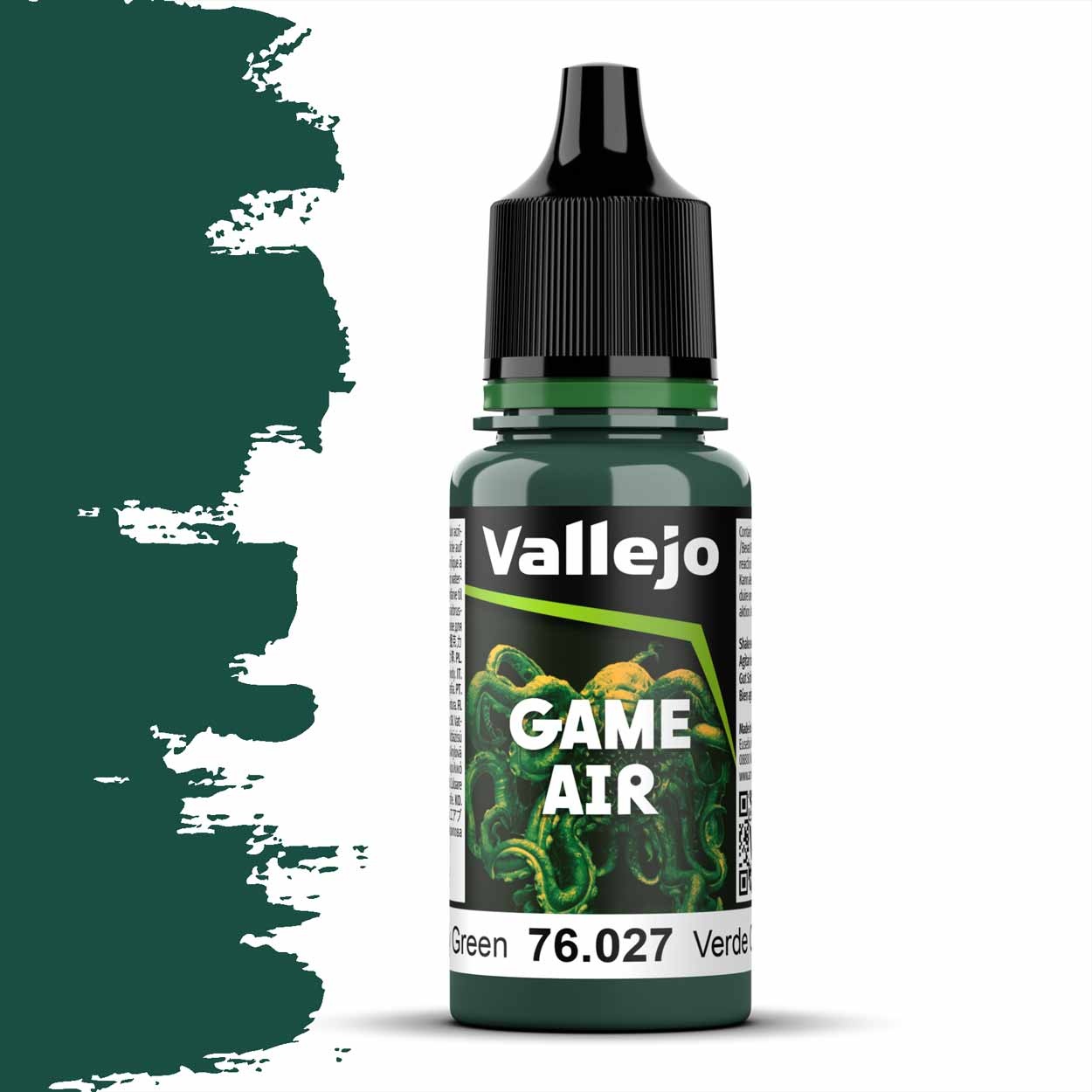 Vallejo Game Air Farbe Scorpy Green – 18 Ml, Hochdeckend Für Miniaturen & Modellbau