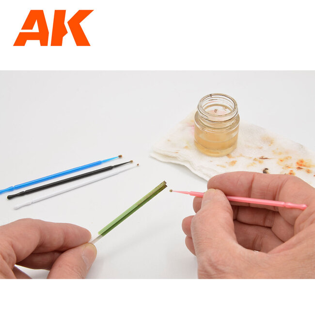 AK interactive Multipurpose sticks (micro brushes) - 8x - AK9330