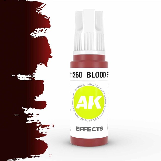 AK interactive Blood Effects Acrylling Modelling Colors - 17ml - AK11260