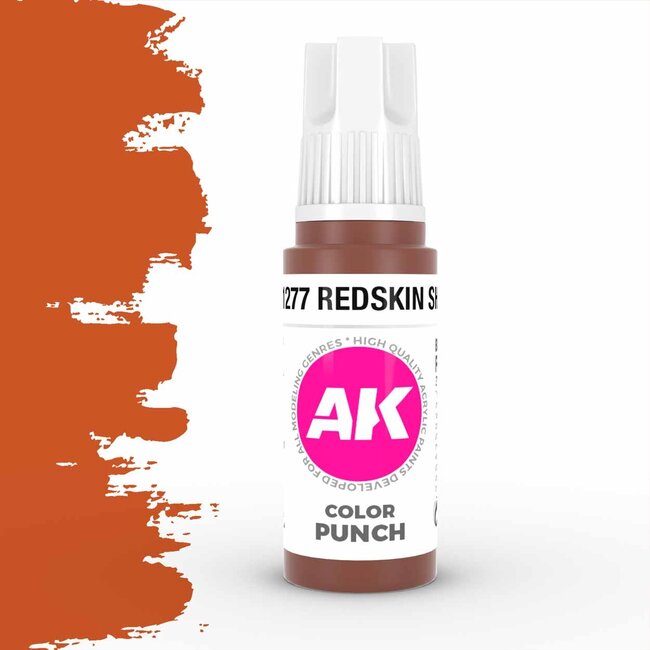 AK interactive Redskin Shadow Color Punch Acrylling Modelling Colors - 17ml - AK11277
