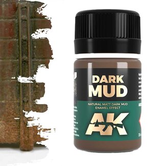 AK interactive Dark Mud Effects - Nature Weathering - 35ml - AK023