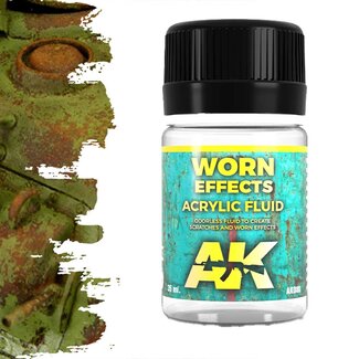 AK interactive Worn Effects Acrylic Fluid - AK Weathering Products - 35ml - AK088