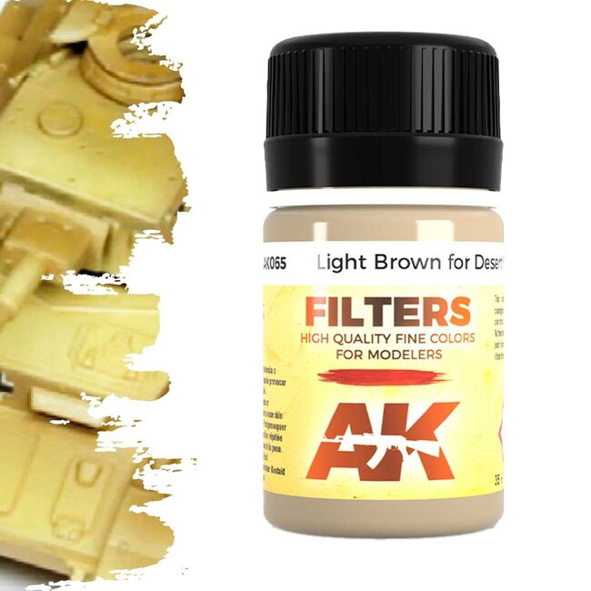 AK interactive Filter For Afrika Korps Vehicles - Weathering Filter - 35ml - AK065