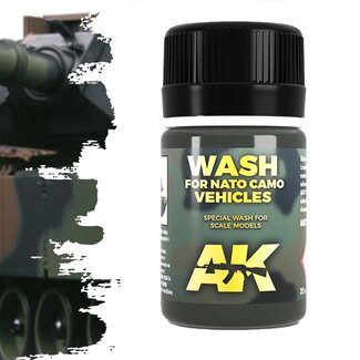 AK interactive Wash For Nato Vehicles - Weathering Wash - 35ml - AK075 - image