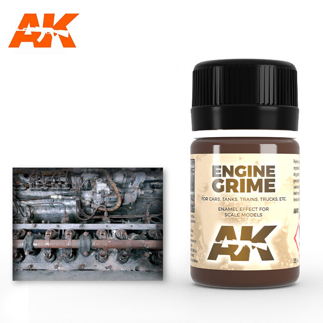AK interactive Engine Grime - AK Weathering - 35ml - AK082