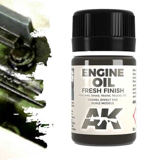 AK interactive Engine Oil - Streaking Weathering - 35ml - AK084