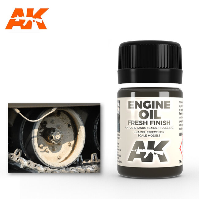 AK interactive Engine Oil - Streaking Weathering - 35ml - AK084