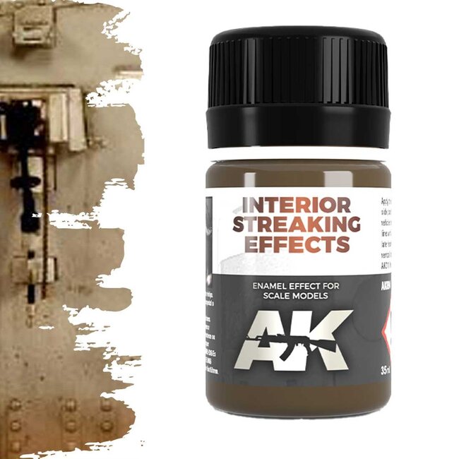 AK interactive Interior Streaking Grime - Streaking Weathering - 35ml - AK094