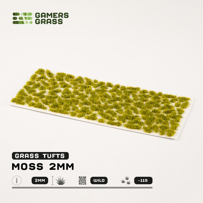 Gamers Grass Moss Wild Tuft 2mm - GG2-MO