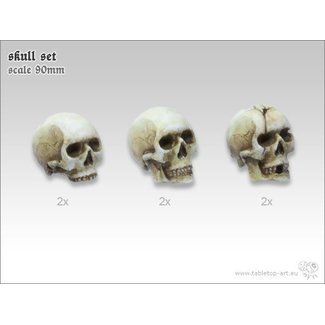 Tabletop-Art Skull Set 90mm - 6x - TTA600032 - image