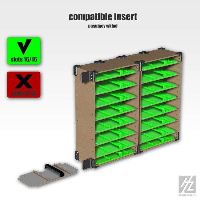 Hobbyzone Brushes and Tools Insert - Portable Hobby Station - HZ-opi07