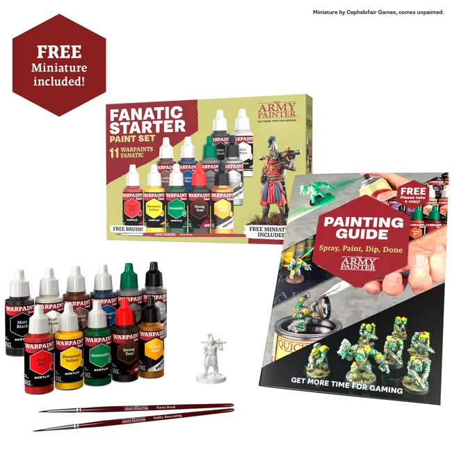 The Army Painter Warpaints Fanatic Starter Set Combo - 11 kleuren - 18ml - WP8066