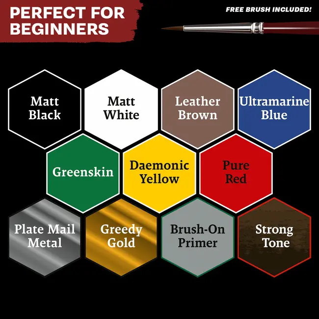 The Army Painter Warpaints Fanatic Starter Set Combo - 11 kleuren - 18ml - WP8066