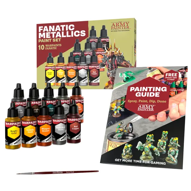 The Army Painter Warpaints Fanatic Metallics Paint Set Combo - 10 kleuren - 18ml - WP8069