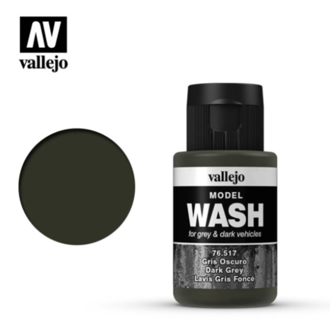 Vallejo Model Wash Dark Grey - 35ml  - 76517