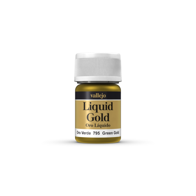 Vallejo Liquid Gold - Green Gold - 35ml - 70795