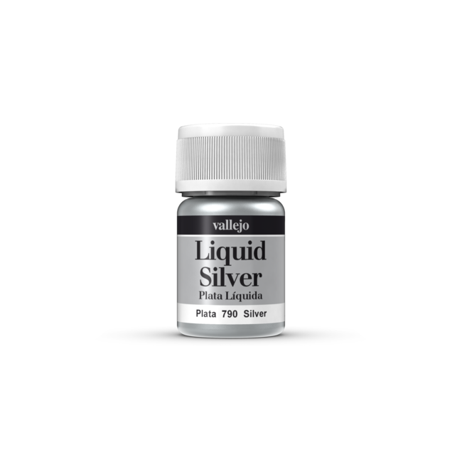 Vallejo Liquid Silver - Silver - 35ml - 70790