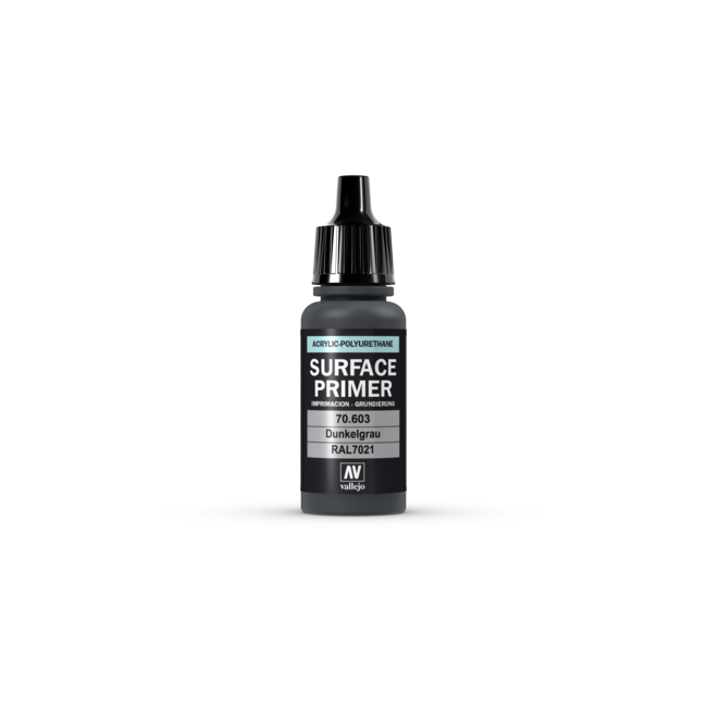 Vallejo Surface Primer Panzer Grey - 17ml - 70603
