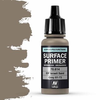 Vallejo Surface Primer IDF Israeli Sand Grey - 17ml - 70614 - image