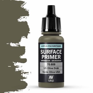 Vallejo Surface Primer US Olive Drab - 17ml - 70608