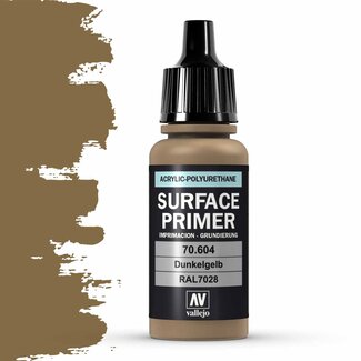 Vallejo Surface Primer German Dark Yellow - 17ml - 70604