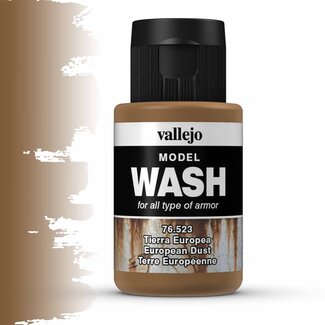 Vallejo Model Wash European Dust - 35ml - 76523 - image
