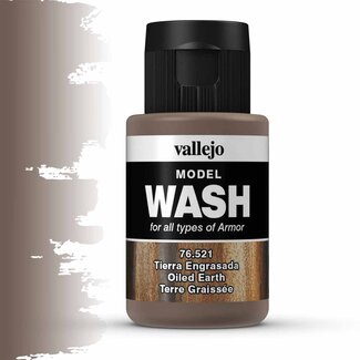 Vallejo Model Wash Oiled Earth - 35ml - 76521