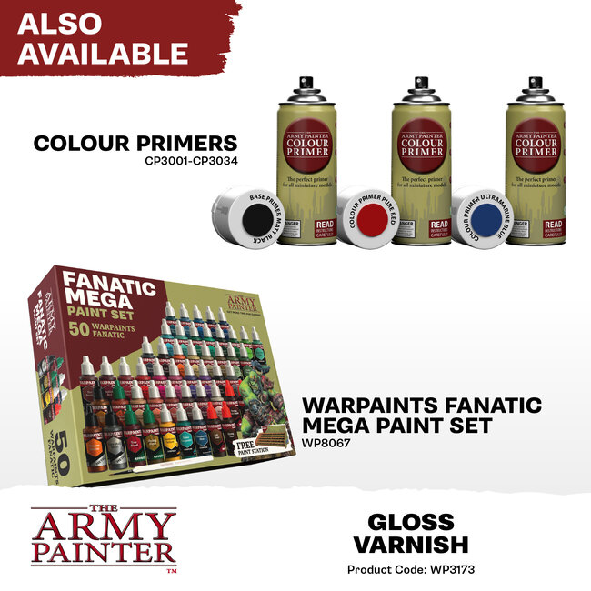 The Army Painter Gloss Varnish Effects Warpaint Fanatic Acrylic Paint - 18ml - WP3173